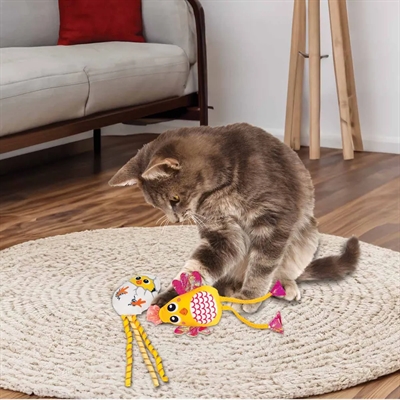 Kong Cat Scrattles Chicken 2-Pack Kattelegetøj